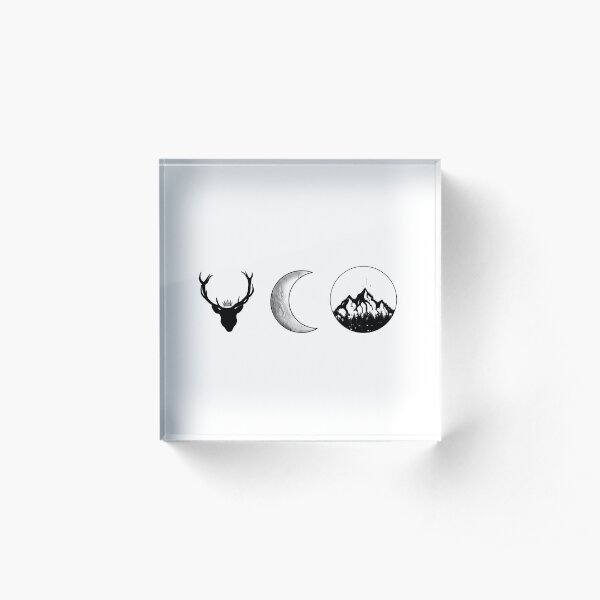 SJM Series | Black and White Acrylic Block