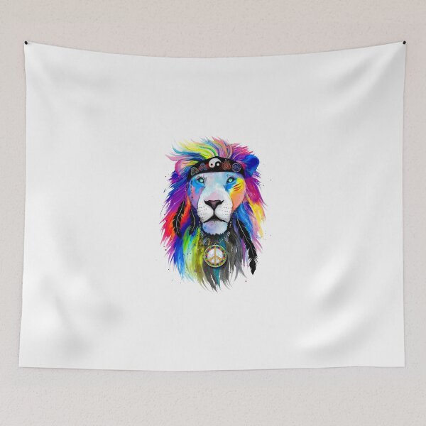 Item preview, Lion colorful designed and sold by TopDesignArt.