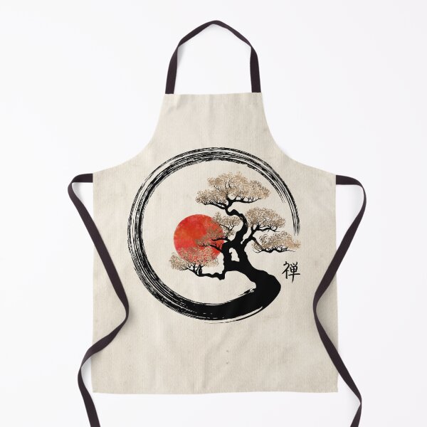 Item preview, Enso Circle and Bonsai Tree on Canvas designed and sold by k9printart.