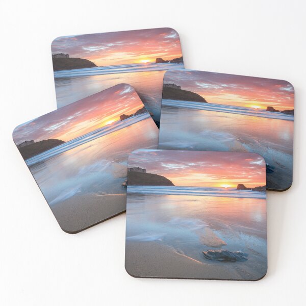 Item preview, Sunset and reflections (Poldhu Cove) designed and sold by bitm2007.