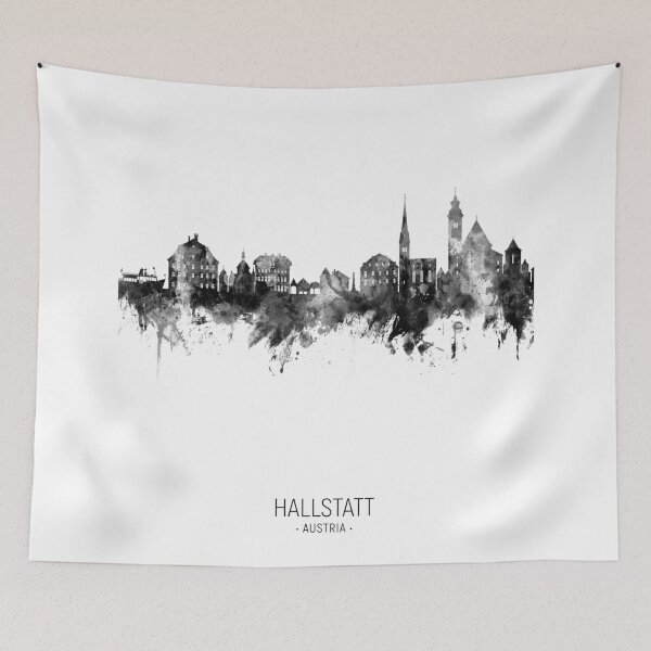 Item preview, Hallstatt Austria Skyline designed and sold by ArtPrints.