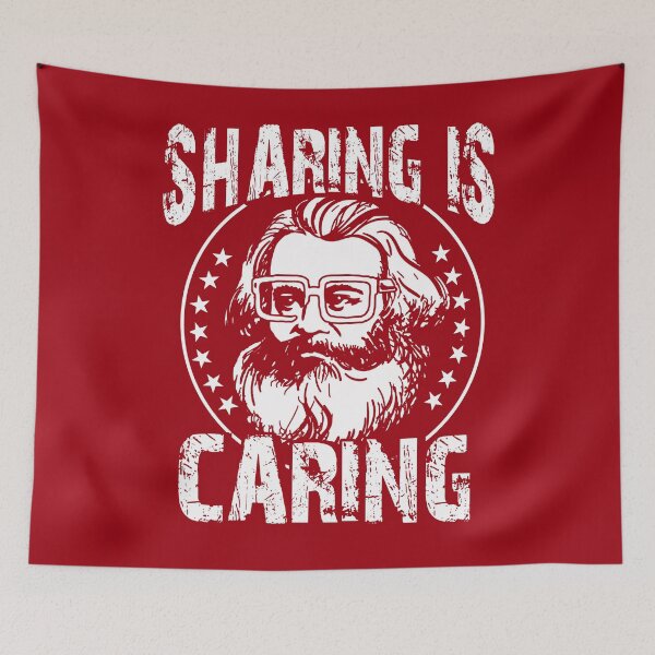 Item preview,  Vintage Soviet Funny Marx Meme Russian Sharing Is Caring designed and sold by TopTeeShop.