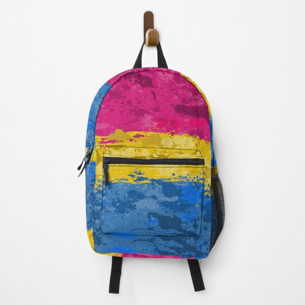 Item preview, Abstract Paint Splatter Pansexual Pride Flag Pattern designed and sold by LiveLoudGraphic.