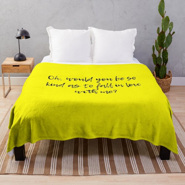 Item preview, 'Would You Be So Kind' Dodie Clark Yellow designed and sold by artsydoodles.
