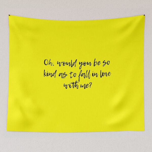 Item preview, 'Would You Be So Kind' Dodie Clark Yellow designed and sold by artsydoodles.