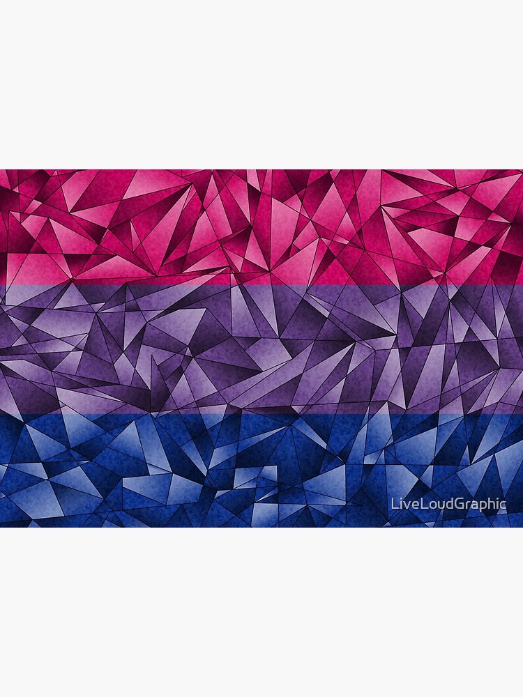 Abstract Bisexual Flag by LiveLoudGraphic