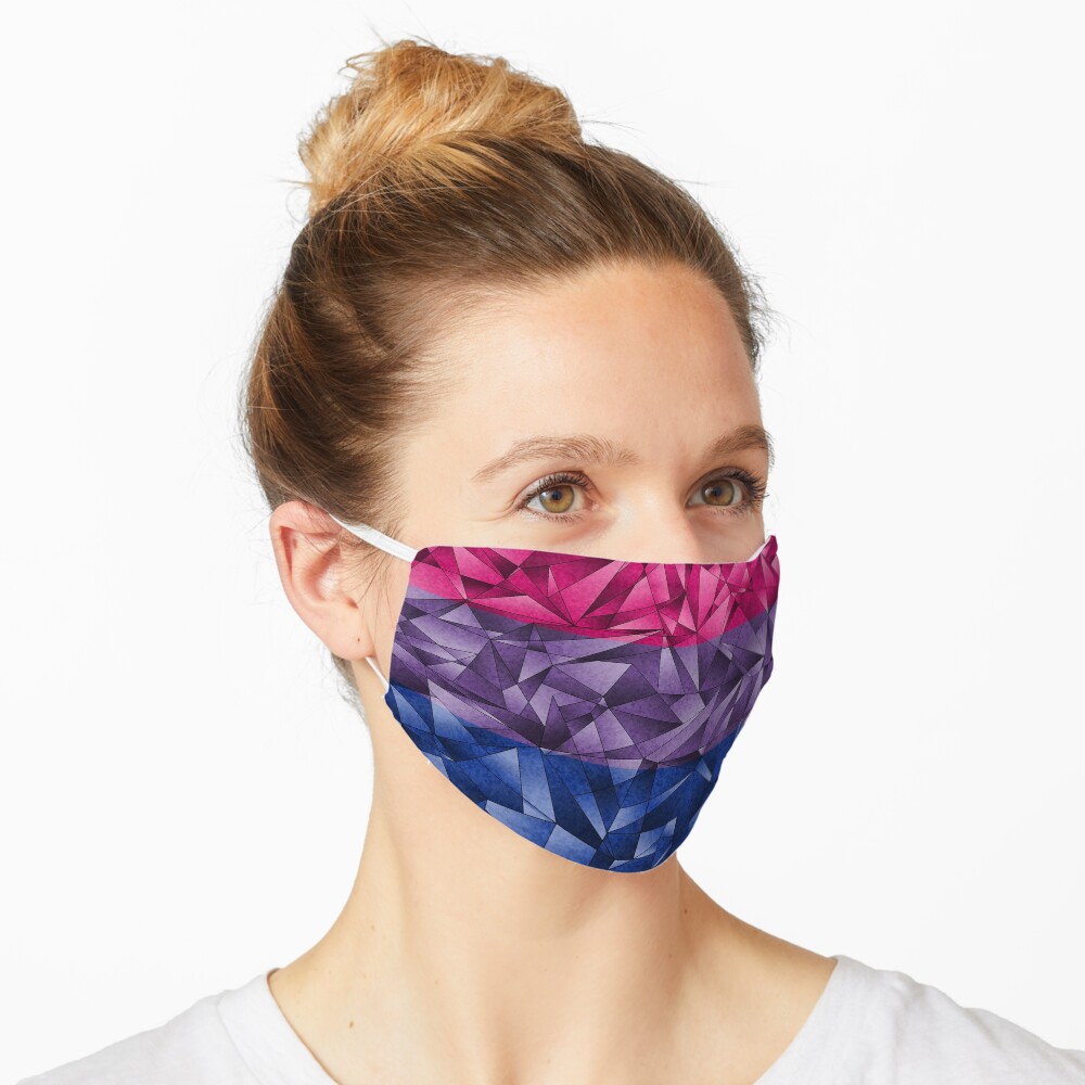 Abstract Bisexual Flag Mask