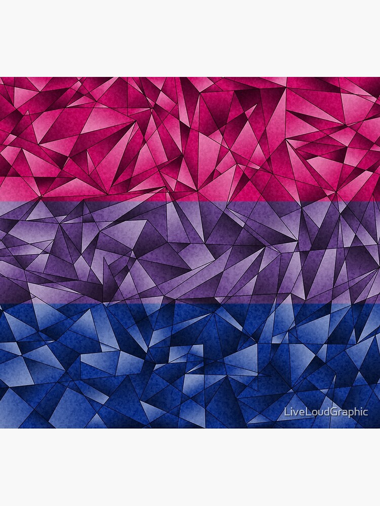 Abstract Bisexual Flag by LiveLoudGraphic
