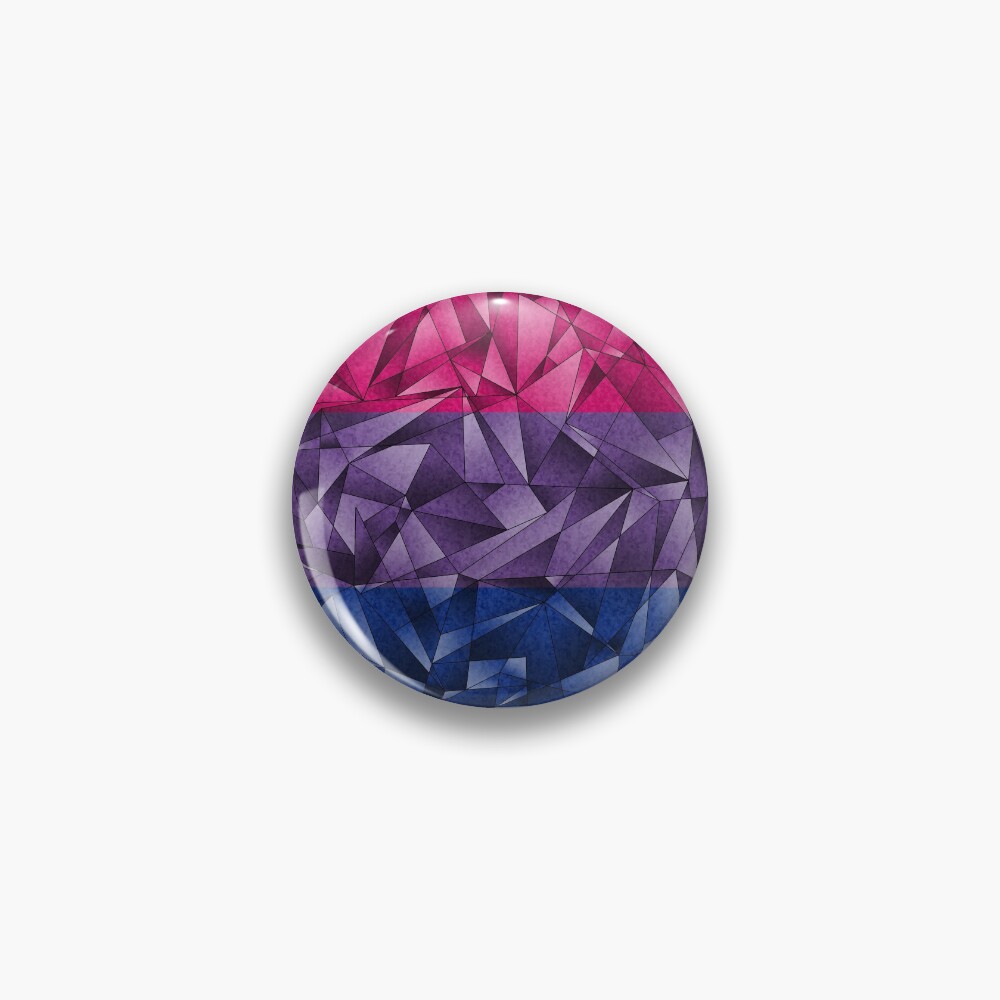 Abstract Bisexual Flag Pin