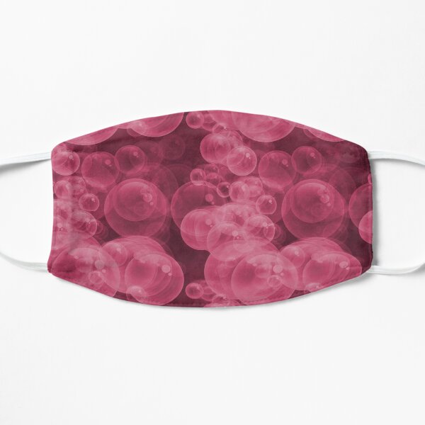 Small Pink Water Air Bubbles Mask