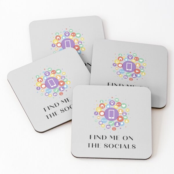 Item preview, Find Me On Social Media designed and sold by Marguerite Faure.