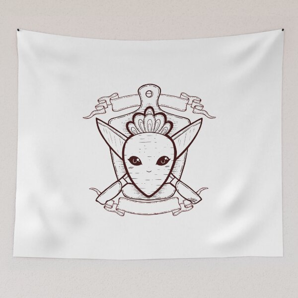 Item preview, Carot and Knife Coat of Arms Illustration designed and sold by ZaryaKiqo.