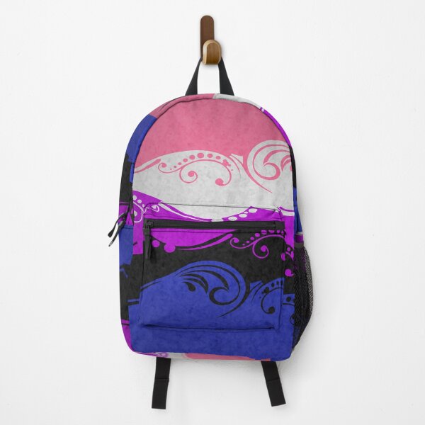 Item preview, Fancy Swooped and Swirled Gender Fluid Pride Flag Background designed and sold by LiveLoudGraphic.