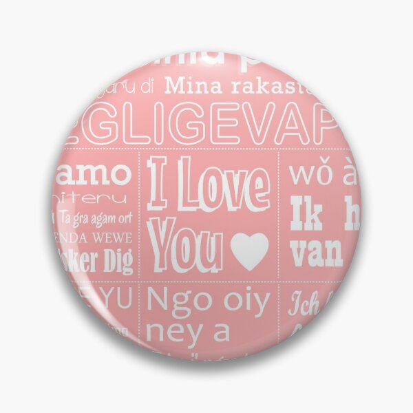 Item preview, The Language of Love Pink designed and sold by lisajaynemurray.