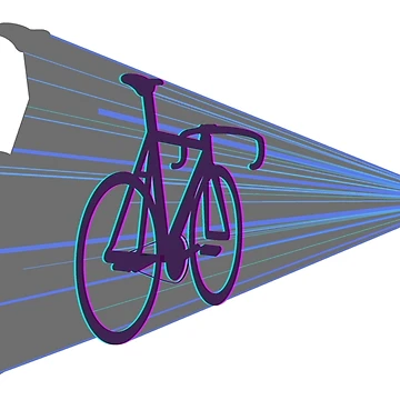Artwork thumbnail, Bicycle Hyperdrive Into Singularity by RabeDesigns