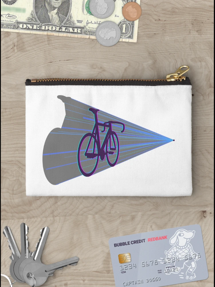 Thumbnail 3 of 4, Zipper Pouch, Bicycle Hyperdrive Into Singularity designed and sold by RabeDesigns.