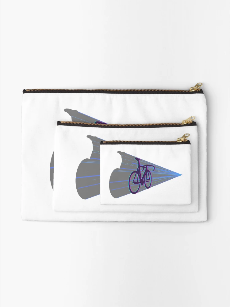 Thumbnail 2 of 4, Zipper Pouch, Bicycle Hyperdrive Into Singularity designed and sold by RabeDesigns.