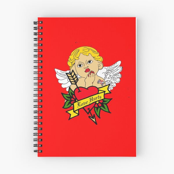 Item preview, baby cupid love hurts tattoo valentine  design art designed and sold by 2koolNation.
