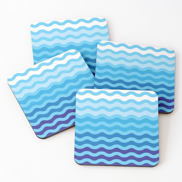 Item preview, Blue Ocean Wave Seafaring Pattern designed and sold by sweeann.