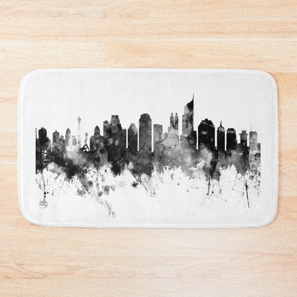 Item preview, Jakarta Skyline Indonesia designed and sold by ArtPrints.