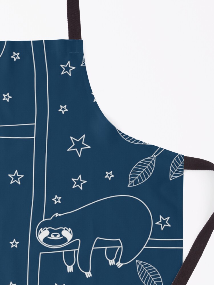 Alternate view of Sleeping Sloth at Night Apron