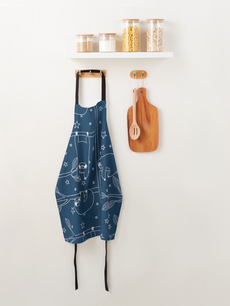 Alternate view of Sleeping Sloth at Night Apron