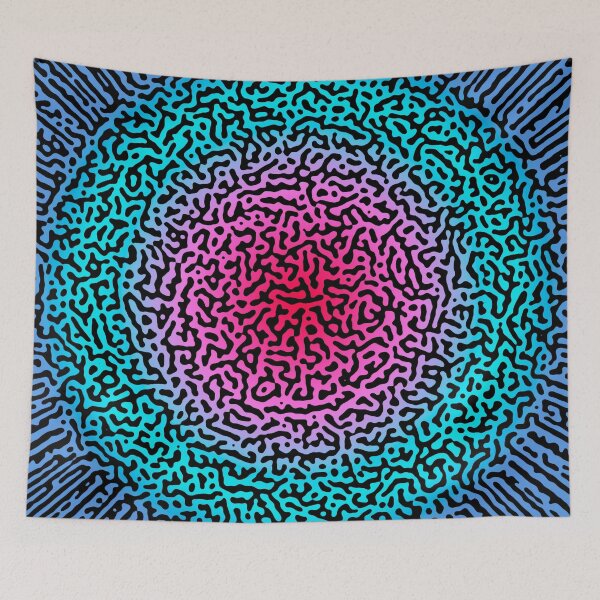 Item preview, Heart Beating in Ice - Turing Pattern designed and sold by AmeliLure.