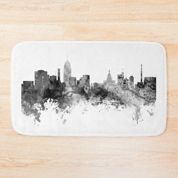 Item preview, Lansing Michigan Skyline designed and sold by ArtPrints.