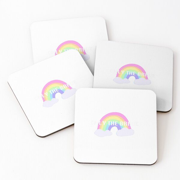 Item preview, ONLY THE BRAVE RAINBOW - WHITE (large) designed and sold by c x.
