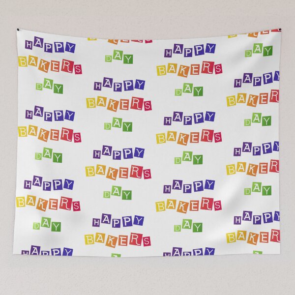 Item preview, Happy Bakers Day Awesome Text Designs designed and sold by Aldrin Capco.
