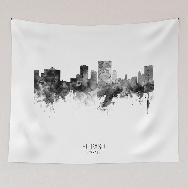 Item preview, El Paso Texas Skyline designed and sold by ArtPrints.
