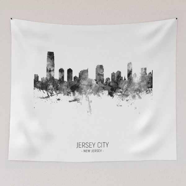 Item preview, Jersey City New Jersey Skyline designed and sold by ArtPrints.