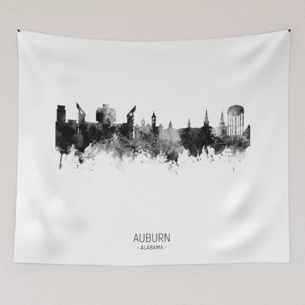 Item preview, Auburn Alabama Skyline designed and sold by ArtPrints.