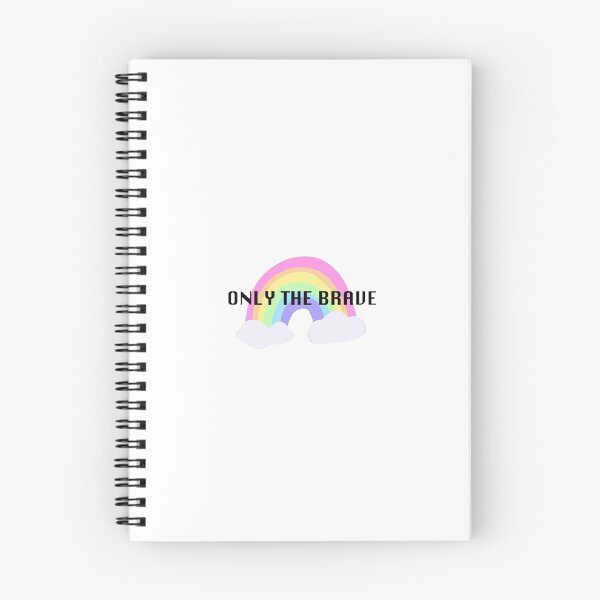 Item preview, ONLY THE BRAVE RAINBOW - BLACK designed and sold by c x.