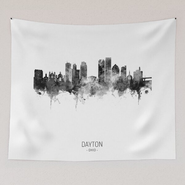 Item preview, Dayton Ohio Skyline designed and sold by ArtPrints.