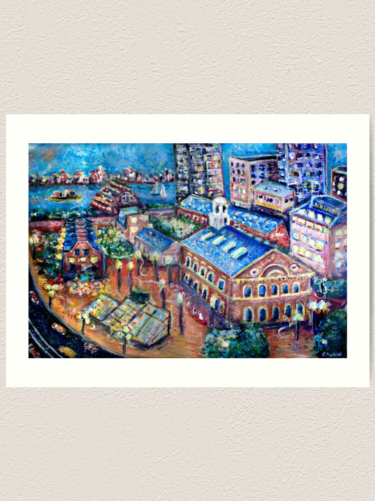 Boston Print of Fanieul Hall