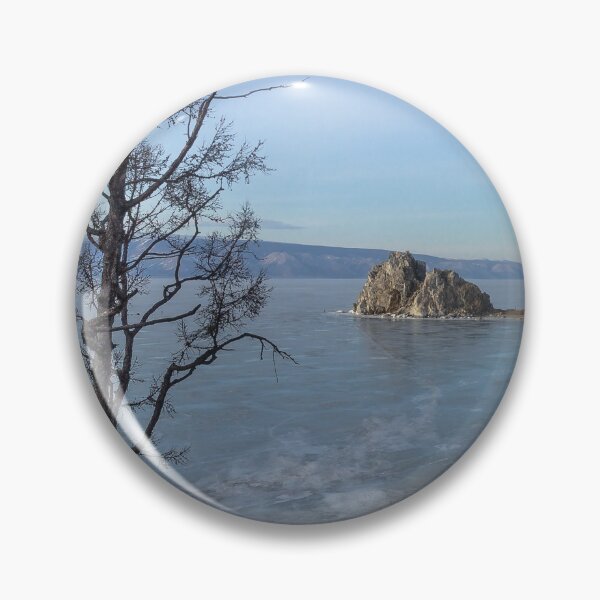Item preview, One pine and Shaman Rock, lake Baikal designed and sold by Svetlana Korneliuk.