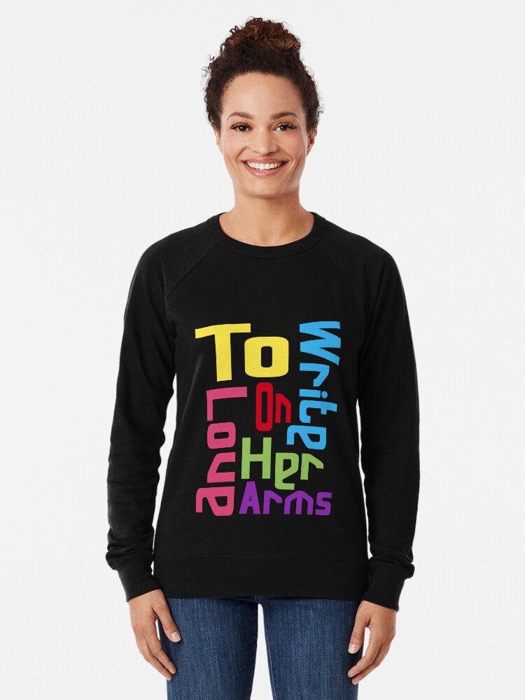 Twloha To Write Love On Her Arms Lightweight Sweatshirt By