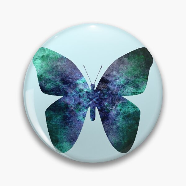 Item preview, Green blue grungy butterfly designed and sold by Anteia.