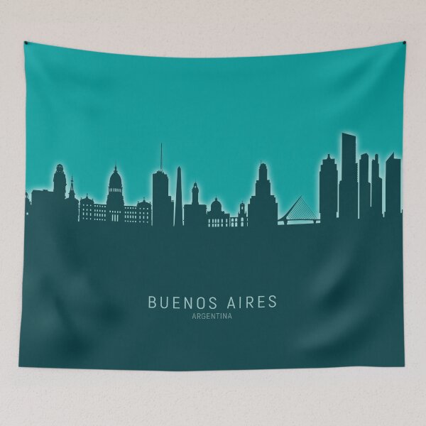 Item preview, Buenos Aires Argentina Skyline designed and sold by ArtPrints.