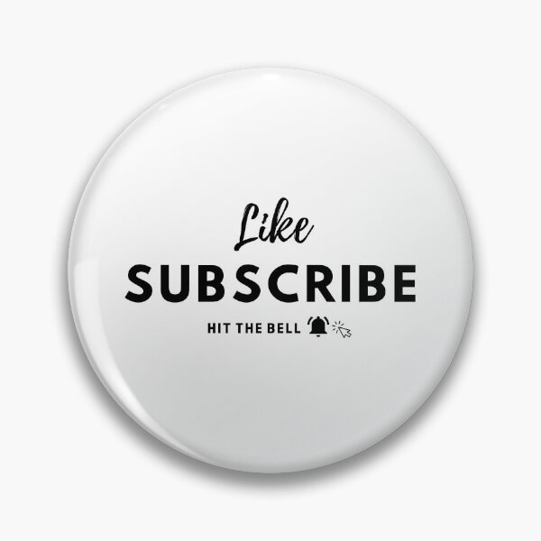 Item preview, Like Subscribe And Hit The Notification Bell designed and sold by Marguerite Faure.
