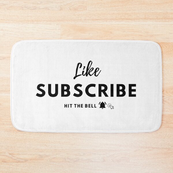 Item preview, Like Subscribe And Hit The Notification Bell designed and sold by Marguerite Faure.