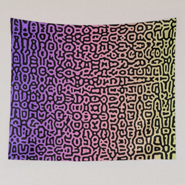 Item preview, Pastel Symbols - Turing Pattern designed and sold by AmeliLure.
