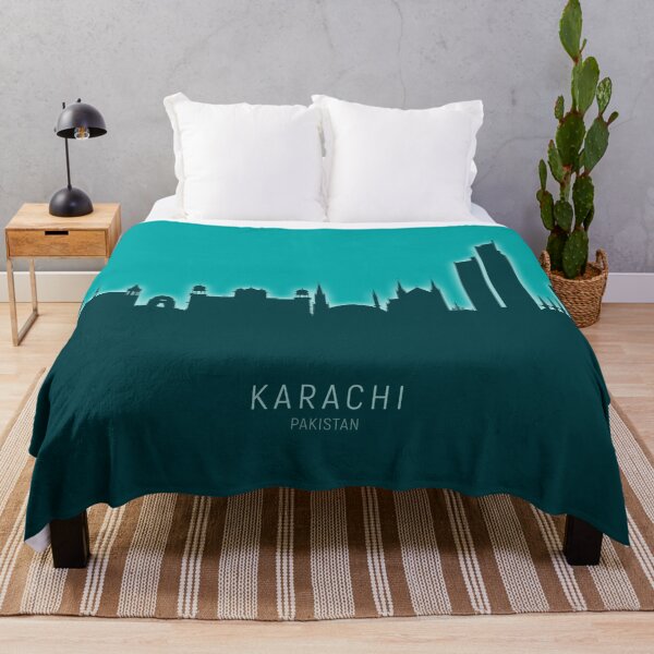 Item preview, Karachi Pakistan Skyline designed and sold by ArtPrints.
