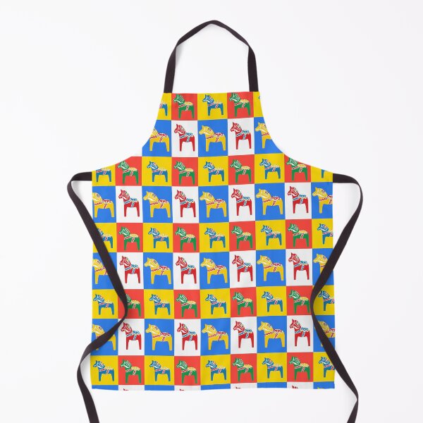Item preview, Dala Horses Dalarna Squares Sweden Horse Dalecarlian Swedish Colorful Dala Host designed and sold by funnytshirtemp.