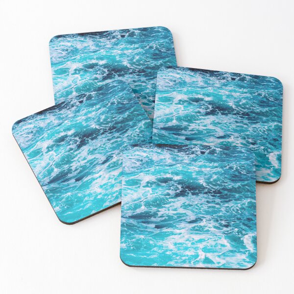 Item preview, blue ocean waves  designed and sold by Varsi.