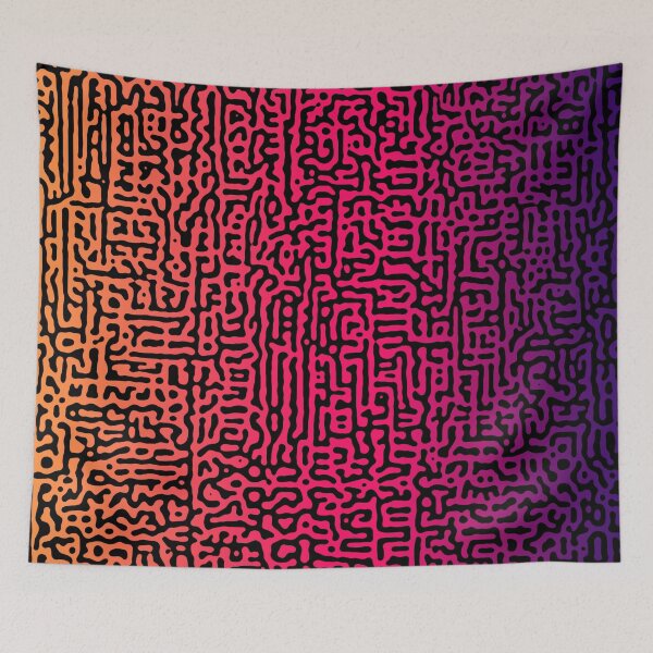 Item preview, Warm Sunset - Turing Pattern designed and sold by AmeliLure.