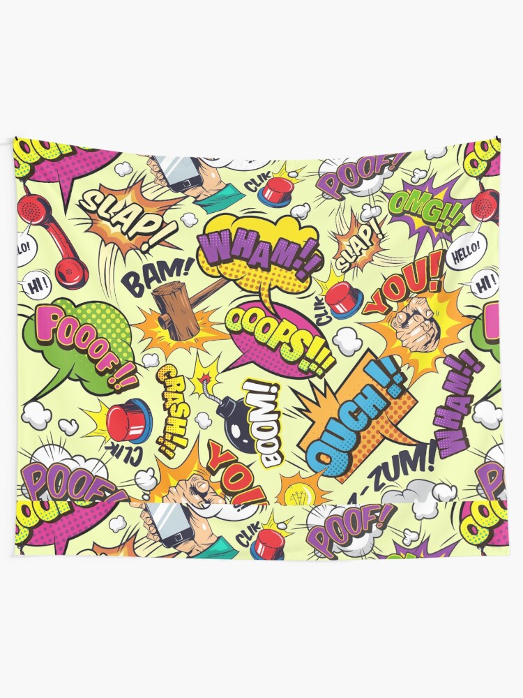 "cartoon comic " Tapestry by piyushsaini768 Redbubble