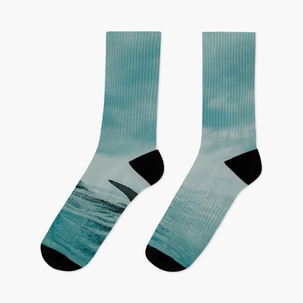 Item preview, sea with whales jumping and lightblue sky designed and sold by Varsi.