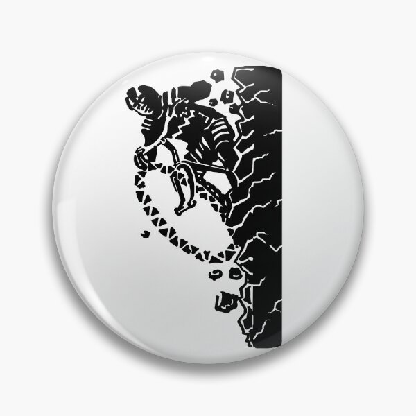 Item preview, Mountain Biker Jumps Off Cliff designed and sold by GravitiTees.